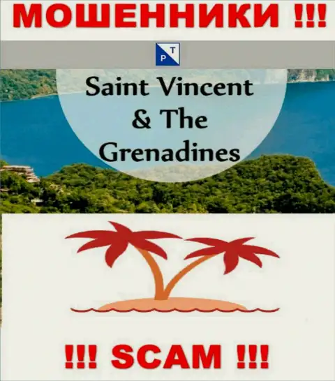 Офшорные интернет мошенники Plaza Trade скрываются вот здесь - Сент-Винсент и Гренадины