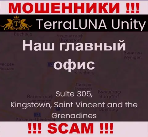 Иметь дело с организацией Terra Luna Unity не надо - их офшорный официальный адрес - Suite 305, Kingstown, Saint Vincent and the Grenadines (информация с их сервиса)