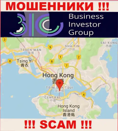 Оффшорное расположение BusinessInvestorGroup Com - на территории Hong Kong