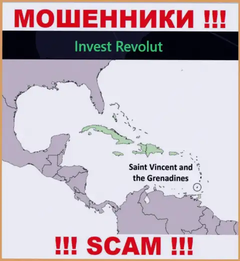 Invest Revolut пустили свои корни на территории - St. Vincent and the Grenadines, избегайте совместной работы с ними