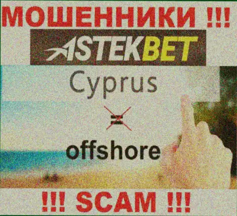 Будьте крайне бдительны интернет мошенники AstekBet расположились в оффшорной зоне на территории - Cyprus