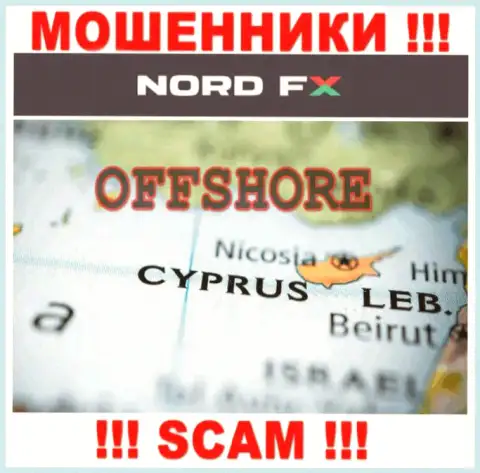 Компания Nord FX сливает денежные вложения наивных людей, расположившись в оффшорной зоне - Cyprus