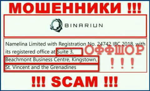Совместно работать с организацией Binariun слишком рискованно - их офшорный адрес регистрации - Suite 3, Beachmont Business Centre, Kingstown, St. Vincent and the Grenadines (информация взята с их сервиса)