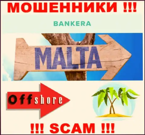 С Банкера нельзя взаимодействовать, адрес регистрации на территории Malta
