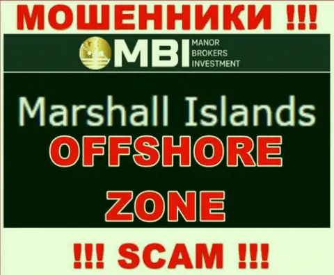 Организация ManorBrokers Investment - мошенники, пустили корни на территории Marshall Islands, а это офшор