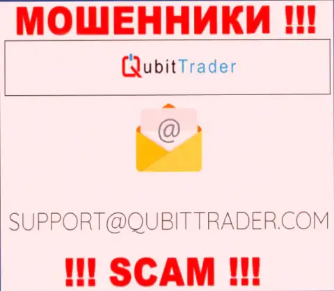 Электронная почта кидал QubitTrader, показанная у них на сайте, не рекомендуем связываться, все равно облапошат