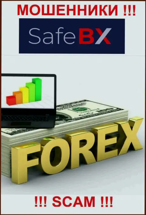 SafeBX - это ВОРЫ, направление деятельности которых - Forex