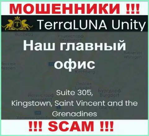 Иметь дело с организацией Terra Luna Unity не надо - их офшорный официальный адрес - Suite 305, Kingstown, Saint Vincent and the Grenadines (информация с их сервиса)