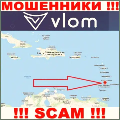 Компания Влом Ком - это мошенники, обосновались на территории Saint Vincent and the Grenadines, а это офшор