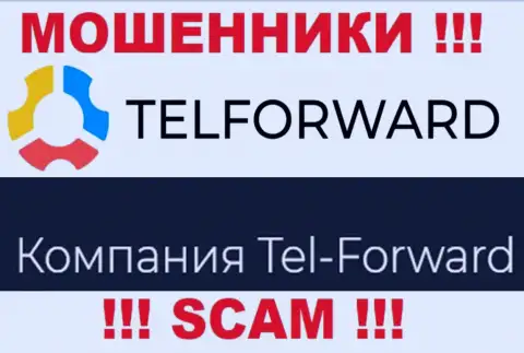 Юридическое лицо TelForward - это Тел-Форвард, такую инфу оставили мошенники у себя на интернет-портале