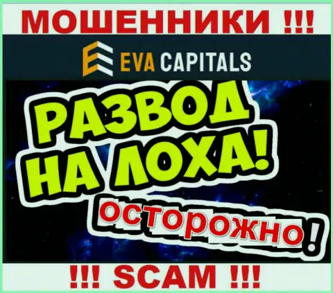 На связи internet-мошенники из Eva Capitals - БУДЬТЕ КРАЙНЕ БДИТЕЛЬНЫ