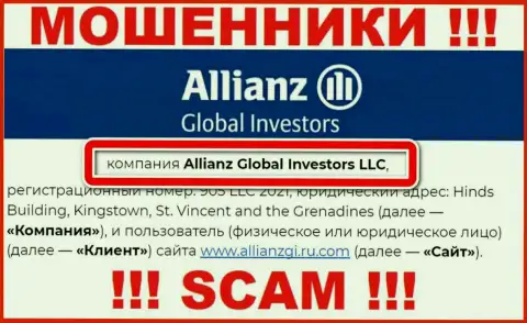 Организация Allianz Global Investors находится под крышей конторы Allianz Global Investors LLC