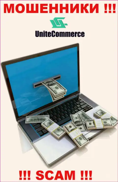 Погашение комиссионных сборов на Вашу прибыль - очередная хитрая уловка мошенников Unite Commerce