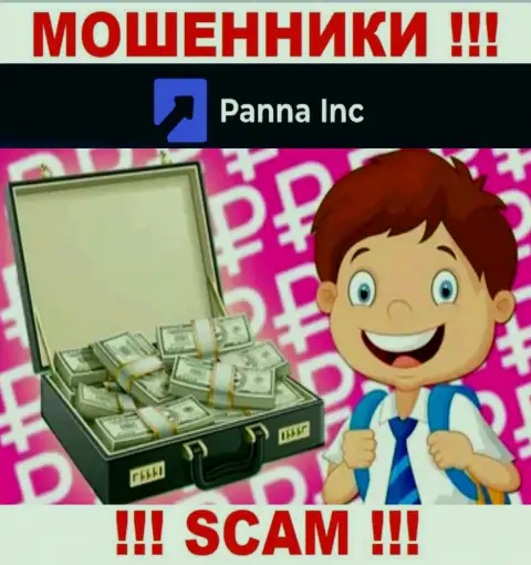 Panna Inc ни копейки Вам не позволят вывести, не оплачивайте никаких комиссионных платежей
