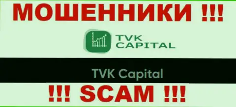 TVK Capital - это юридическое лицо мошенников TVK Capital